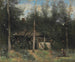 La Chaumière aux sureaux, Normandiet - Jean-Baptiste-Camille Corot — visning af kunstværket