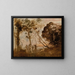 La Danse des nymphes - Jean-Baptiste-Camille Corot — indrammet kunstværk på væggen