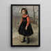 La Petite Pie - Jean-Baptiste-Camille Corot — indrammet kunstværk på væggen