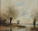 La pêche en barque auprès des saules - Jean-Baptiste-Camille Corot — visning af kunstværket