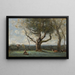 Le gros arbre, environs de Gournay - Jean-Baptiste-Camille Corot — indrammet kunstværk på væggen