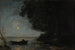 Le lac, nattens effekt - Jean-Baptiste-Camille Corot — visning af kunstværket