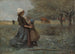 "De to søstre i engen" - Jean-Baptiste-Camille Corot — visning af kunstværket