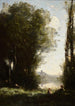 Les Deux sœurs sous les arbres au bord du lac - Jean-Baptiste-Camille Corot — visning af kunstværket