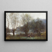 Ville-d'Avray-søerne - Jean-Baptiste-Camille Corot — indrammet kunstværk på væggen