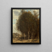 Lisière de bois - Jean-Baptiste-Camille Corot — indrammet kunstværk på væggen