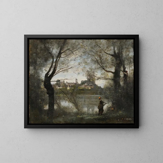 JeanBaptisteCamille Corot - Mantes le soir.webp