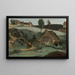 Morvan, Petit Moulin - Jean-Baptiste-Camille Corot — indrammet kunstværk på væggen