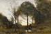 Nymfer og fauner - Jean-Baptiste-Camille Corot — visning af kunstværket