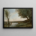 Marais Antiques - Jean-Baptiste-Camille Corot — indrammet kunstværk på væggen