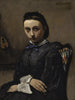 Portræt af ung kvinde - Jean-Baptiste-Camille Corot — visning af kunstværket