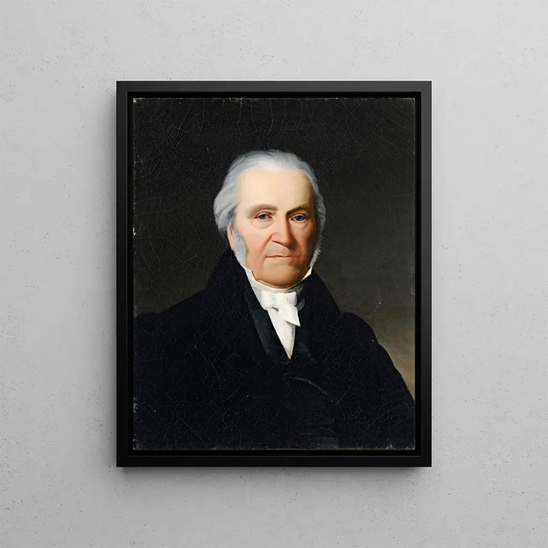 Portrait af André Osmond - Jean-Baptiste-Camille Corot — indrammet kunstværk på væggen