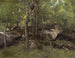 Fontainebleau-skove klipper i Fontainebleau-skoven - Jean-Baptiste-Camille Corot — visning af kunstværket