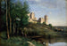 Ruiner af Pierrefonds Slot - Jean-Baptiste-Camille Corot — visning af kunstværket