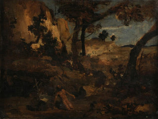 Saint Jérôme - Jean-Baptiste-Camille Corot — visning af kunstværket