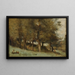 Undertræ - Jean-Baptiste-Camille Corot — indrammet kunstværk på væggen