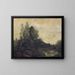 Souvenir d'Ariccia - Jean-Baptiste-Camille Corot — indrammet kunstværk på væggen