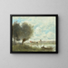 Souvenir d'Ault - Jean-Baptiste-Camille Corot — indrammet kunstværk på væggen