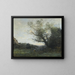 Souvenir d'Italie. La cueillette - Jean-Baptiste-Camille Corot — indrammet kunstværk på væggen