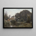 Souvenir de la Villa Borghèse - Jean-Baptiste-Camille Corot — indrammet kunstværk på væggen