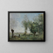 Souvenir de Coubron - Jean-Baptiste-Camille Corot — indrammet kunstværk på væggen