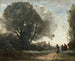 Souvenir de Terracina - Jean-Baptiste-Camille Corot — visning af kunstværket