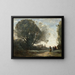 Souvenir de Terracina - Jean-Baptiste-Camille Corot — indrammet kunstværk på væggen