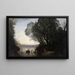 Le Bain de Diane - Jean-Baptiste-Camille Corot — indrammet kunstværk på væggen
