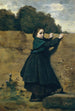 La Petite Curieuse - Jean-Baptiste-Camille Corot — visning af kunstværket