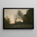 La Danse des nymphes - Jean-Baptiste-Camille Corot — indrammet kunstværk på væggen