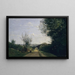 Les Environs de Paris - Jean-Baptiste-Camille Corot — indrammet kunstværk på væggen