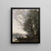 Le passeur - Jean-Baptiste-Camille Corot — indrammet kunstværk på væggen