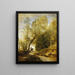 La forêt de Coubron - Jean-Baptiste-Camille Corot — indrammet kunstværk på væggen