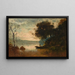 Le Souvenir de Riva - Jean-Baptiste-Camille Corot — indrammet kunstværk på væggen