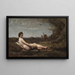 Le Repos - Jean-Baptiste-Camille Corot — indrammet kunstværk på væggen