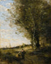 Les samlere af træ - Jean-Baptiste-Camille Corot — visning af kunstværket