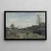 Vallons défrichés - Jean-Baptiste-Camille Corot — indrammet kunstværk på væggen