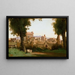 Vue des jardins Farnèse, Rom - Jean-Baptiste-Camille Corot — indrammet kunstværk på væggen