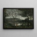 Ville-d'Avray - Jean-Baptiste-Camille Corot — indrammet kunstværk på væggen