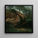 den unge hyrde blandt klipperne, Fontainebleau-skoven - Jean-Baptiste-Camille Corot — indrammet kunstværk på væggen