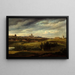 Vue de Paris prise des hauteurs de Gentilly - Jean-Baptiste-Gabriel Langlac — indrammet kunstværk på væggen