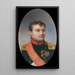 Napoleon I Bonaparte - Jean-Baptiste-Jacques Augustin — indrammet kunstværk på væggen
