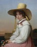 Portrait af Nency Destouches - Jean-Baptiste Auguste Vinchon — visning af kunstværket