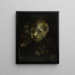 Portrait af Charles Carpeaux som tre år gammel - Jean - Baptiste Carpeaux — indrammet kunstværk på væggen