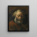 Portrait af Bruno Chérier - Jean-Baptiste Carpeaux — indrammet kunstværk på væggen