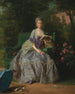 Portrait of Marie Thérèse Louise of Savoy Princesse de Lamballe - Jean-Baptiste Charpentier — visning af kunstværket