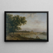 Les Tuileries og Pont Royal set fra Cours-la-Reine - Jean-Baptiste François Genillion — indrammet kunstværk på væggen