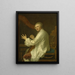 Ange Laurent de La Live de Jully - Jean-Baptiste Greuze — indrammet kunstværk på væggen