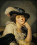 Portrait af en kvinde - Jean-Baptiste Greuze — visning af kunstværket