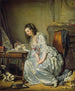 Det knuste spejl - Jean-Baptiste Greuze — visning af kunstværket